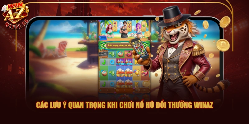 Giới Thiệu Game Nổ Hũ Đổi Thưởng WINAZ Và Giải Đáp FAQ 3 Các lưu ý quan trọng khi chơi nổ hũ đổi thưởng WINAZ