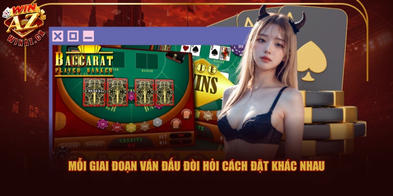 Chiến Thuật Game Bài Baccarat WINAZ Chọn Cửa Tiềm Năng 3 Mỗi giai đoạn ván đấu đòi hỏi cách đặt khác nhau